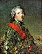 Portrait of Pierre Victor Besenval de Bronstatt commander of the Swiss Guards in France. Jjean-Marc nattier
